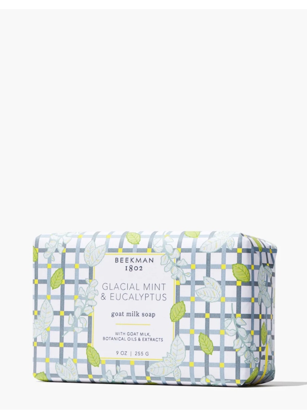 NEW Beekman Glacial Mint & Eucalyptus
Goat Milk Soap